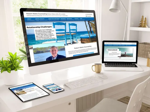 Robert Watts Counseling website by MedWell Digital
